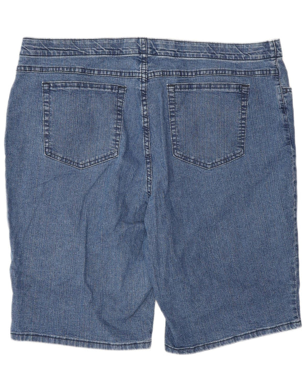 Lee Womens Riders Denim Shorts US 20 3XL W40 Blå Bomuld