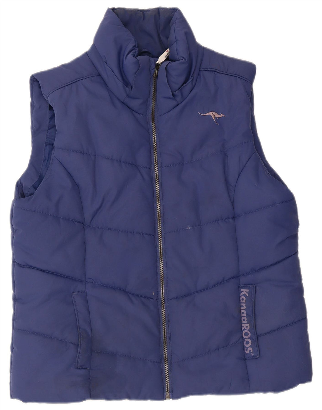 KANGAROOS Polstret Gilet til mænd UK 16 Large Blue Polyester