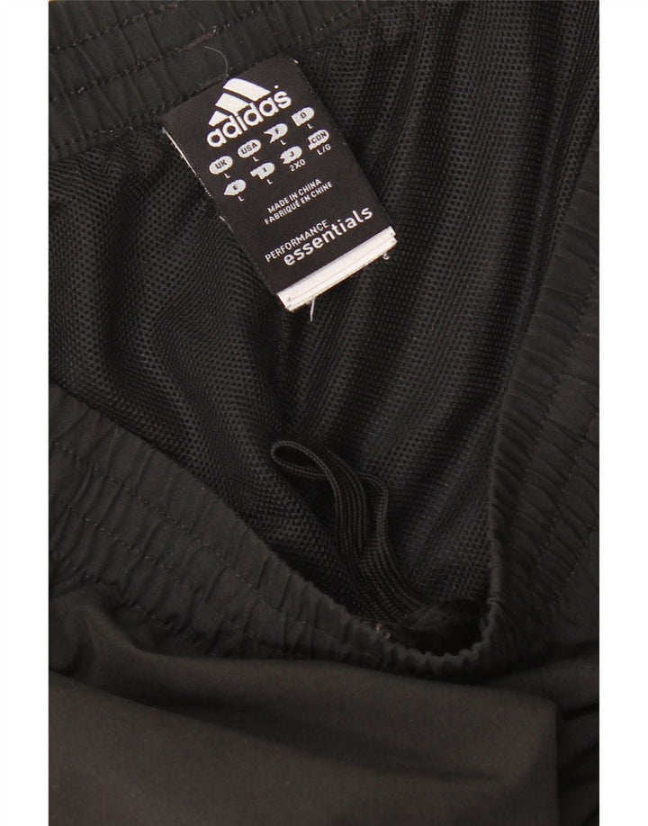 Adidas Sportsshorts til mænd, store sorte polyester