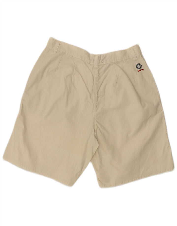 Murphy & Nye Womens Pegged Chino Shorts W30 Medium Beige Bomuld