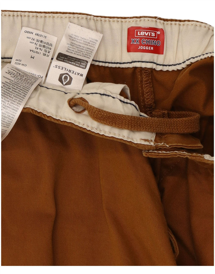 Levi's Joggers til mænd Chinobukser Medium W32 L28 Brun bomuld