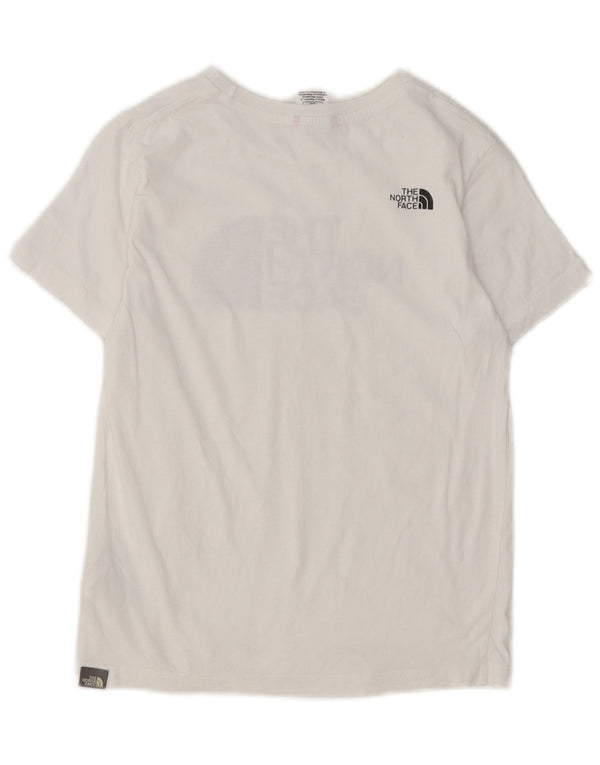 The North Face Boys Grafisk T-Shirt Top 11-12 År Stor Hvid Bomuld