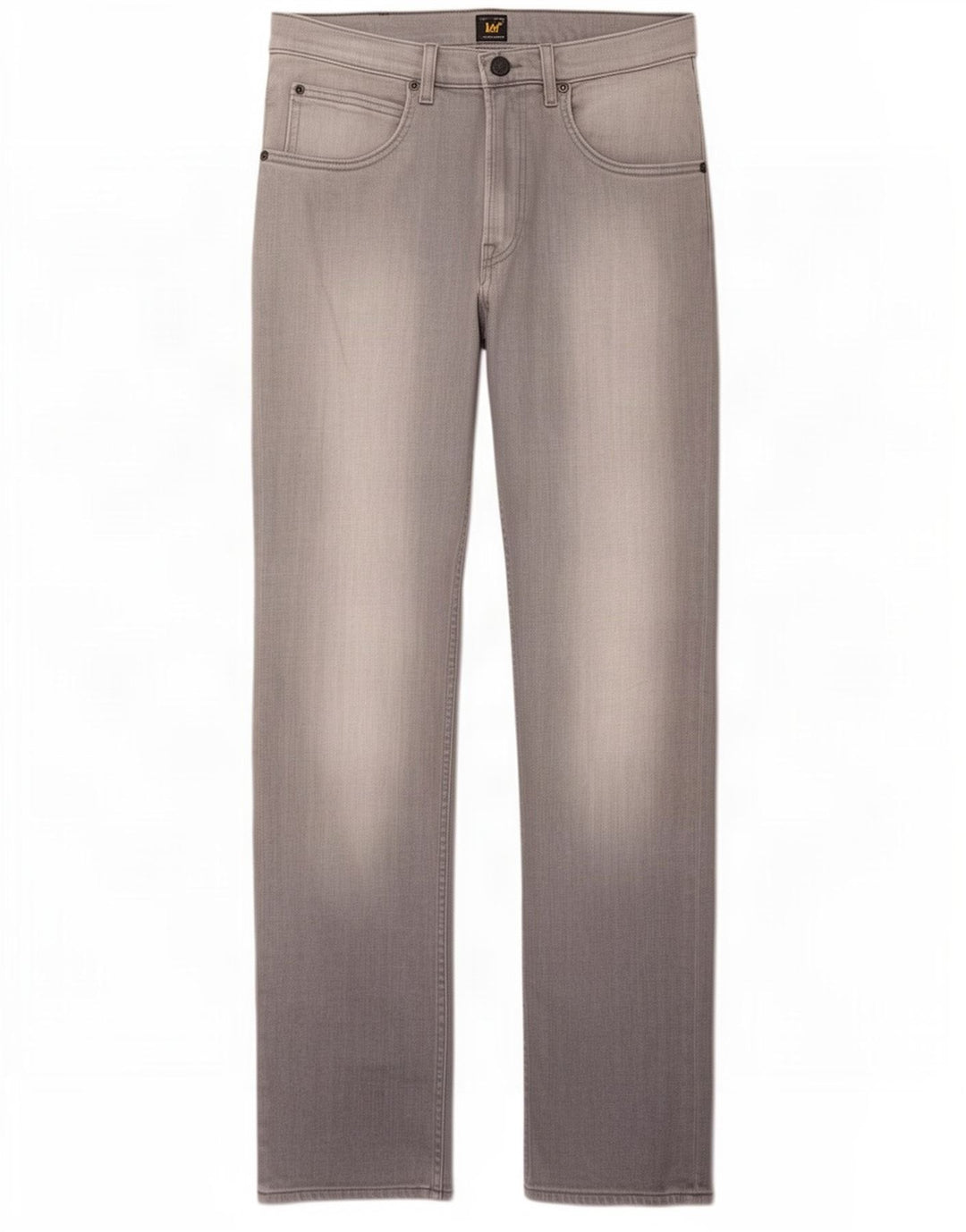 Lee Dame Brooklyn Straight Jeans W32 L32 Grå Bomuld
