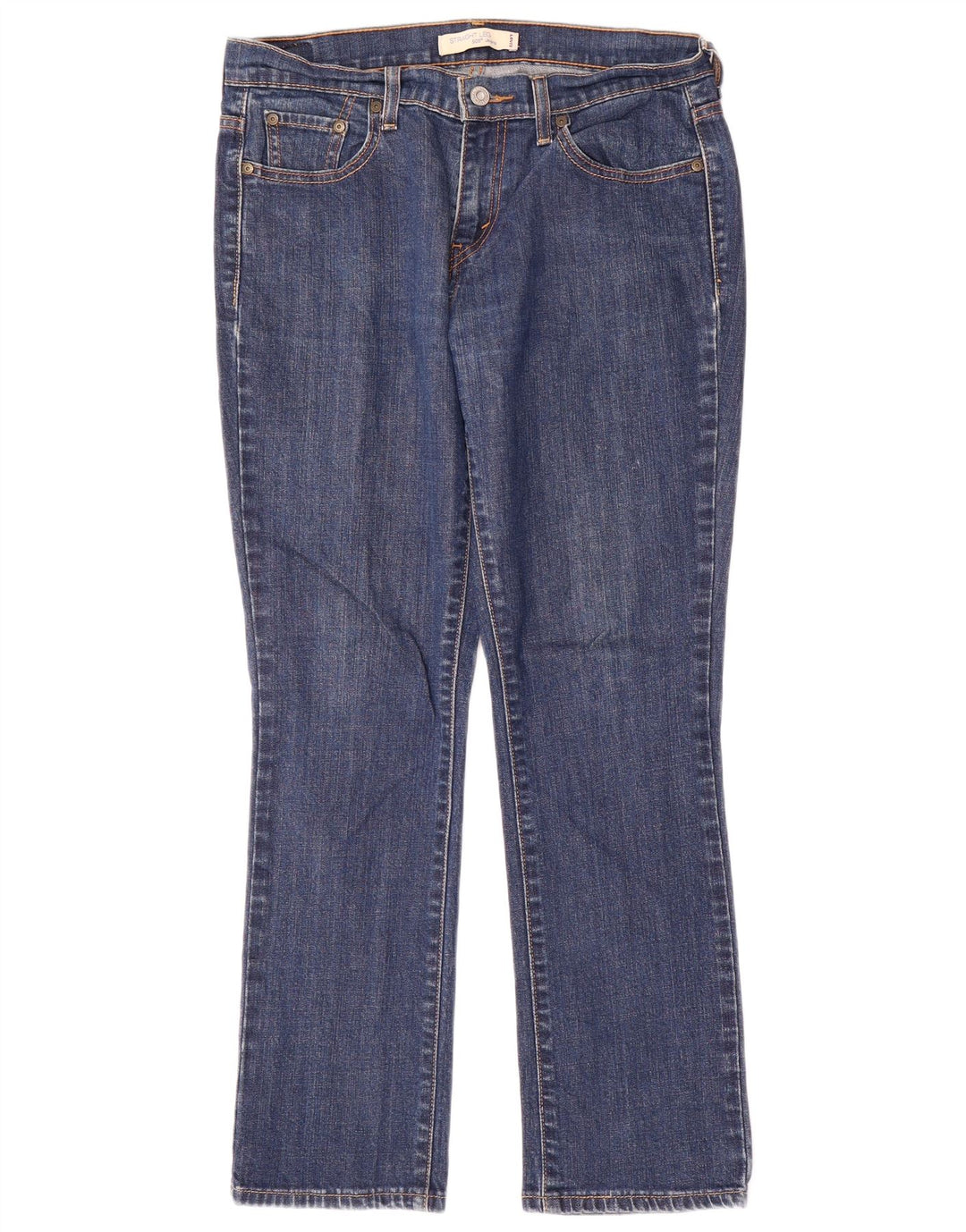 Levi's Dame 505 lige jeans US 6 Medium W32 L29 Blå Bomuld
