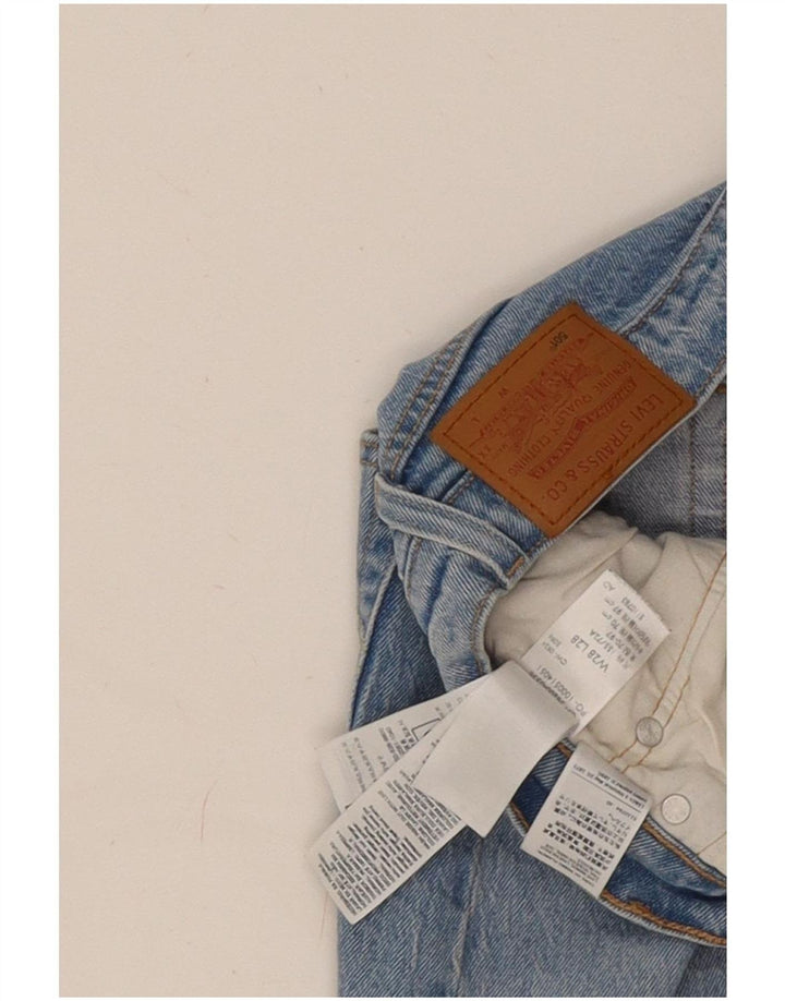 Levi's Dame 501 Straight Jeans W28 L28 Blå Bomuld