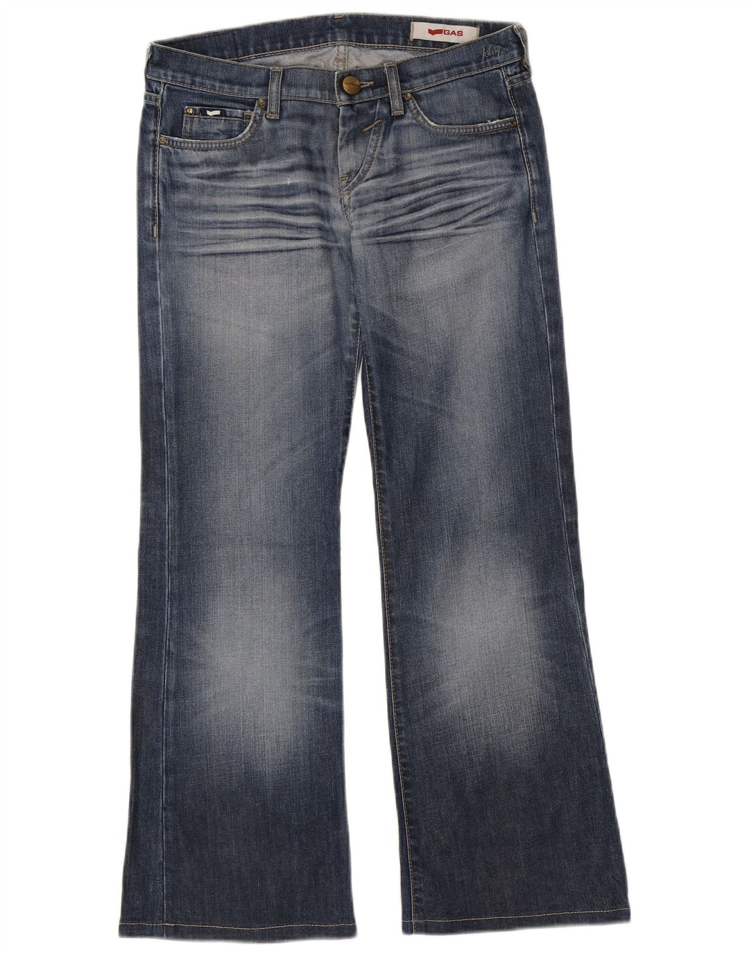 Gas Dame Bootcut Jeans W28 L29 Blå Bomuld