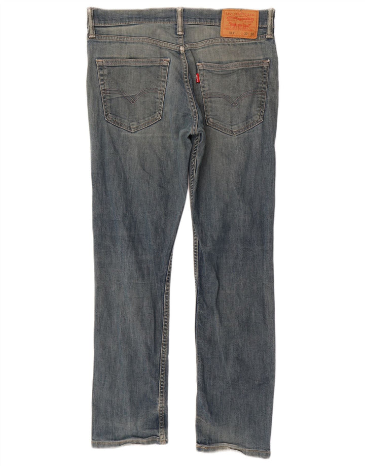 Levi's Herre 511 Slim Jeans W32 L28 Blå Bomuld
