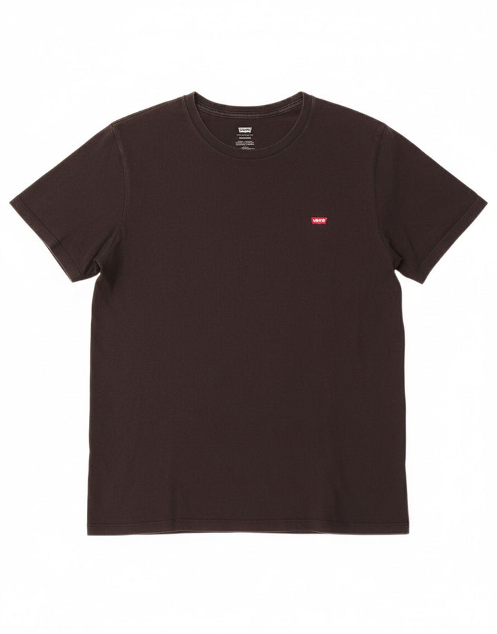 LEVI'S Mens Standard T-Shirt Top Large Black Cotton