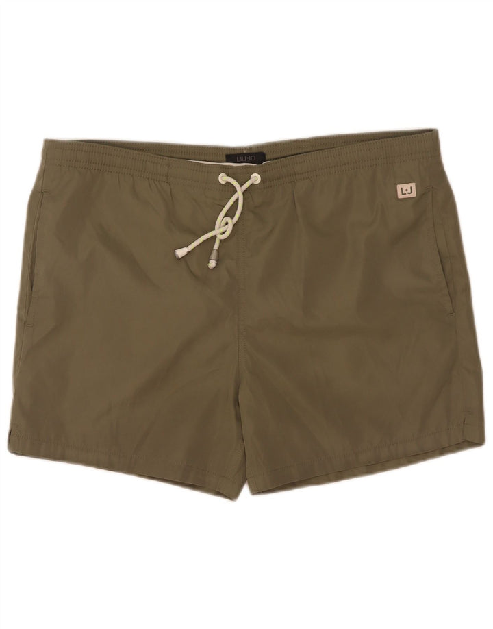 Liu Jo Badeshorts til mænd Medium Khaki Polyester