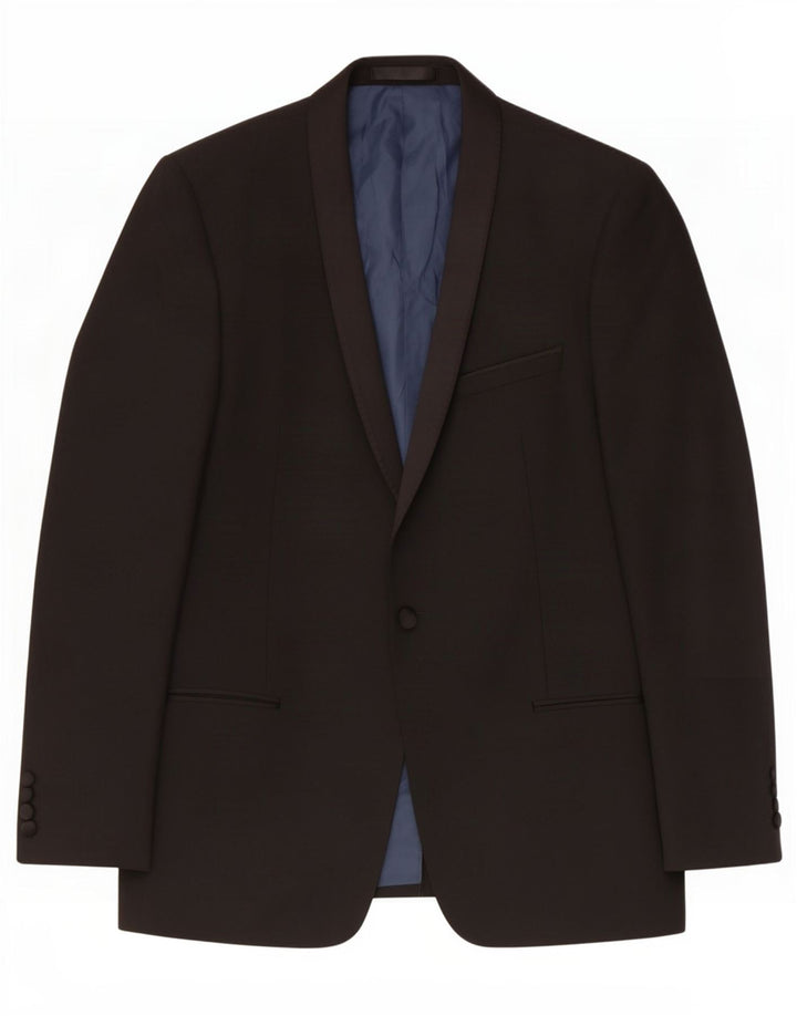 Marks & Spencer Herre Slim Fit 1-knaps blazerjakke UK 40 Medium Sort