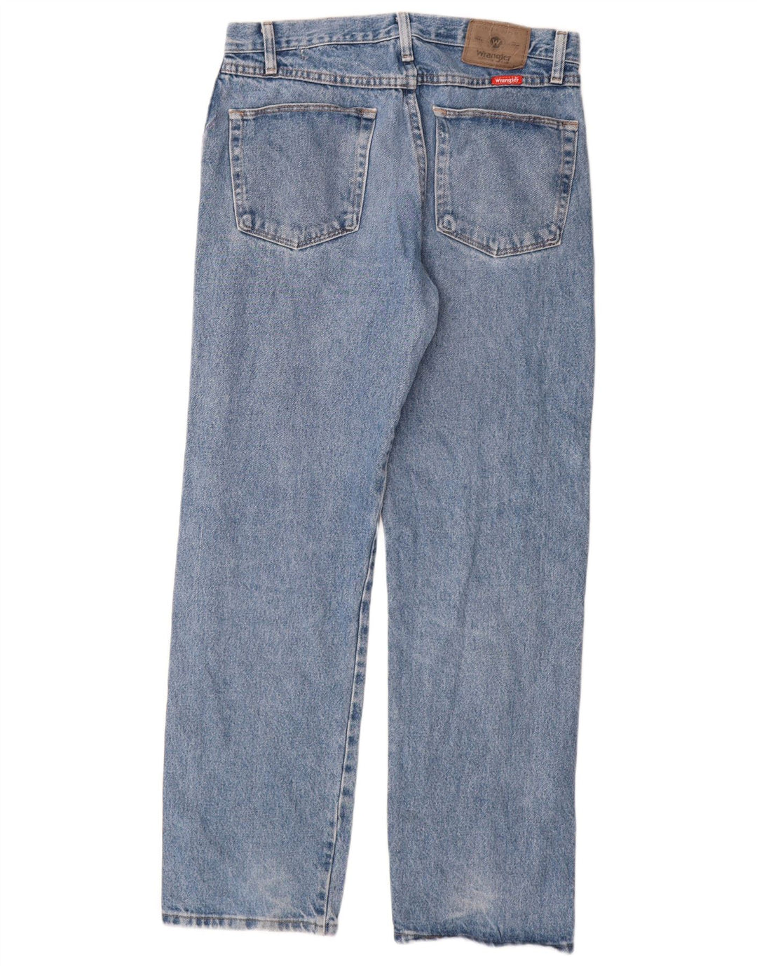 WRANGLER Herre Regular Fit Straight Jeans W33 L32 Blå Bomuld