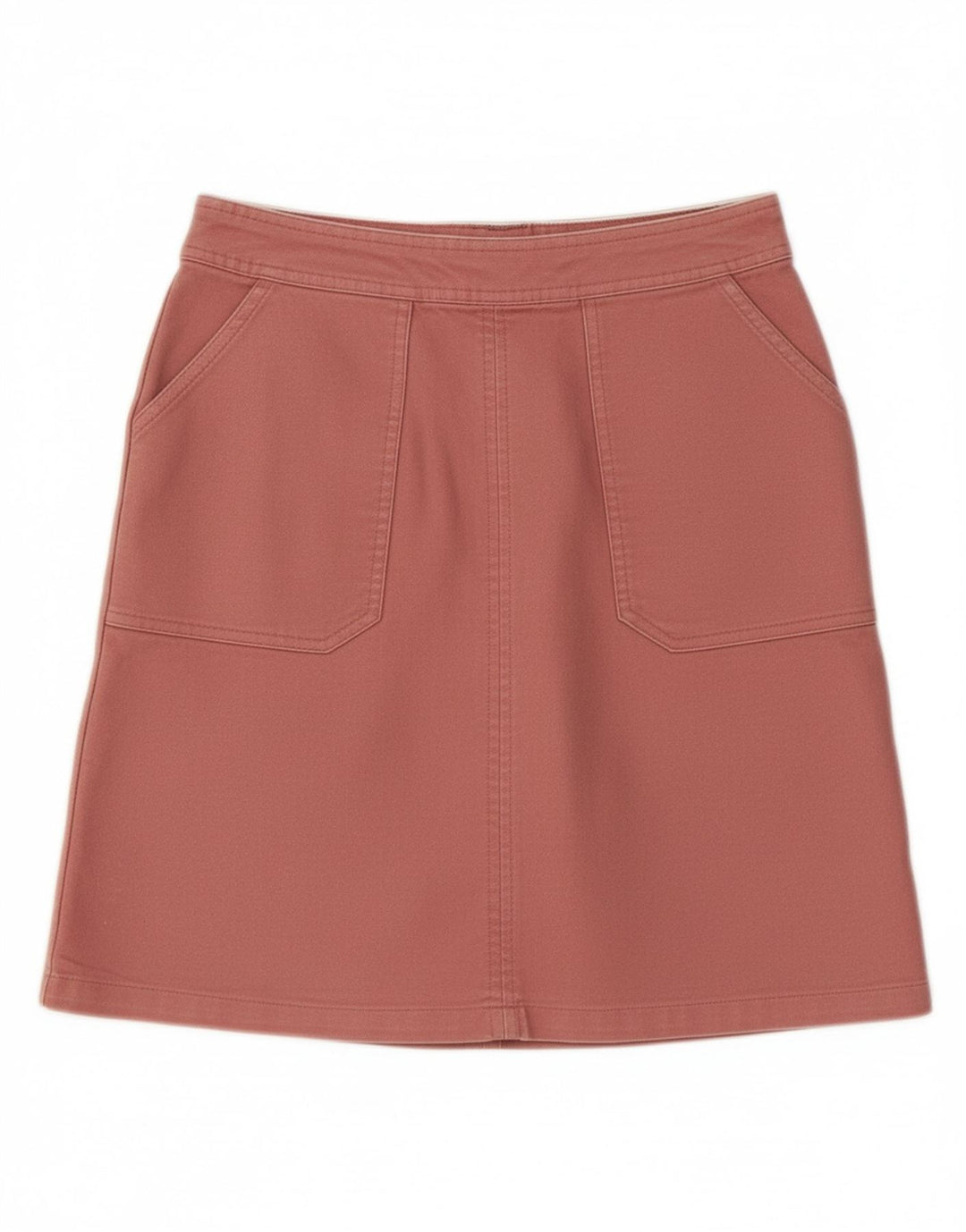 BODEN Womens Denim Skirt W26 Small Pink Cotton