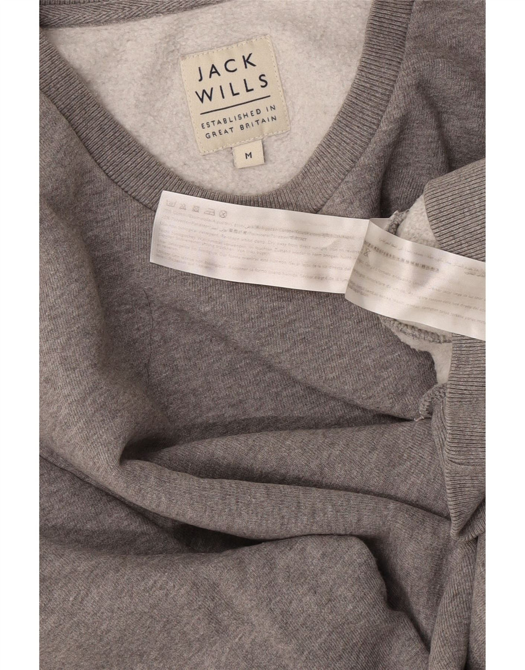 Jack Wills Herre sweatshirt Jumper Medium Grey Flecked Bomuld