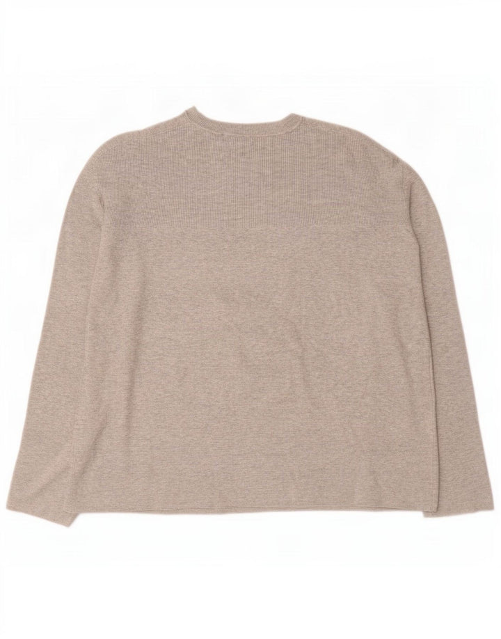 Marks & Spencer dame sweater med rund hals i overstørrelse UK 16 stor grå