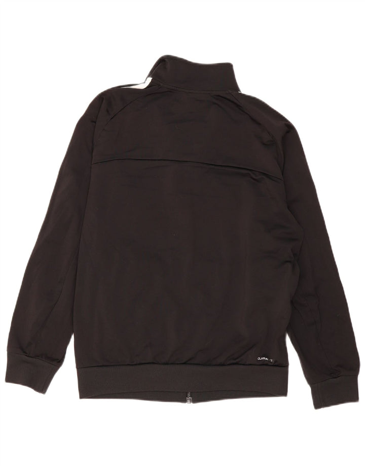 Adidas Herre Climalite Træningsdragt Topjakke UK 38/40 Medium Sort Polyester