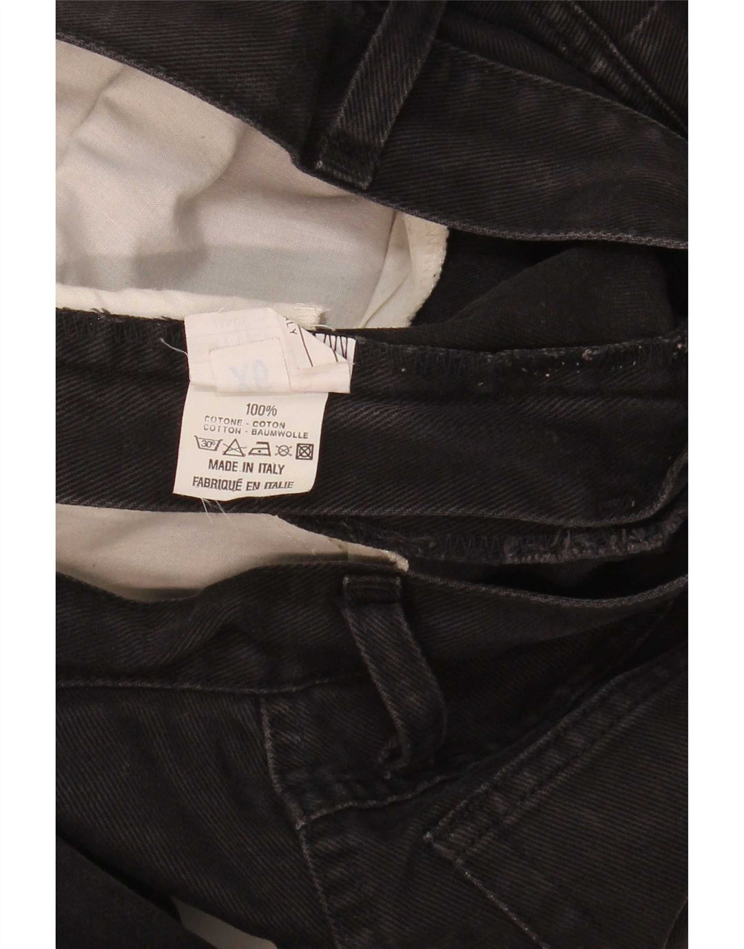 Roccobarocco kvinders tilspidsede jeans W27 L31 sort bomuld
