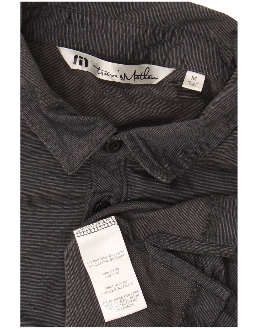 TRAVIS MATHEW Herre poloshirt Medium Sort Bomuld