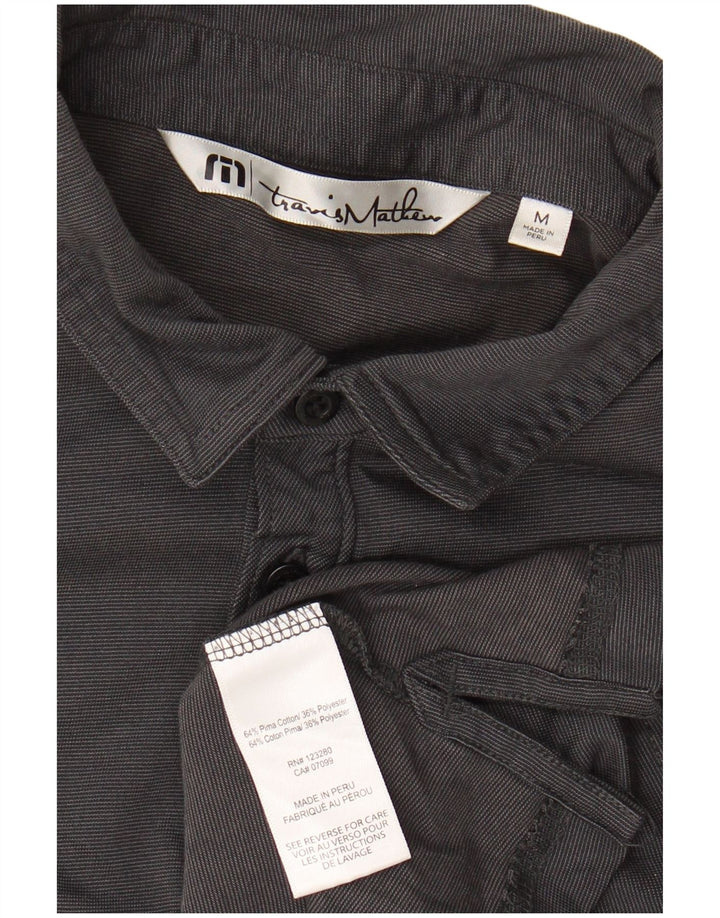 TRAVIS MATHEW Herre poloshirt Medium Sort Bomuld
