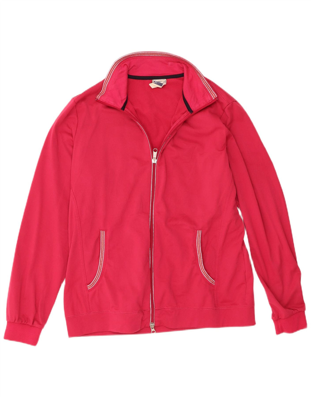 Champion Womens Easy Fit træningsdragt Topjakke UK 14 Large Pink Polyester