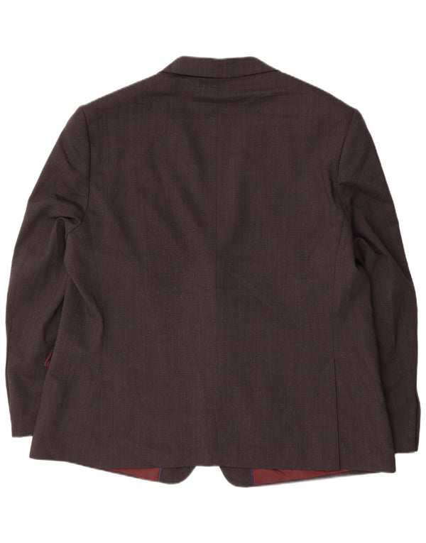 Marks & Spencer Herre 2-knaps blazerjakke UK 48 2XL Grå uld