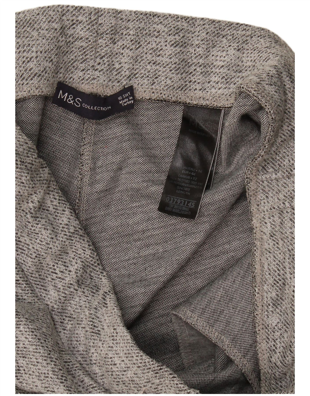 Marks & Spencer Træningsdragtsbukser til kvinder UK 16 Large Grey Flecked