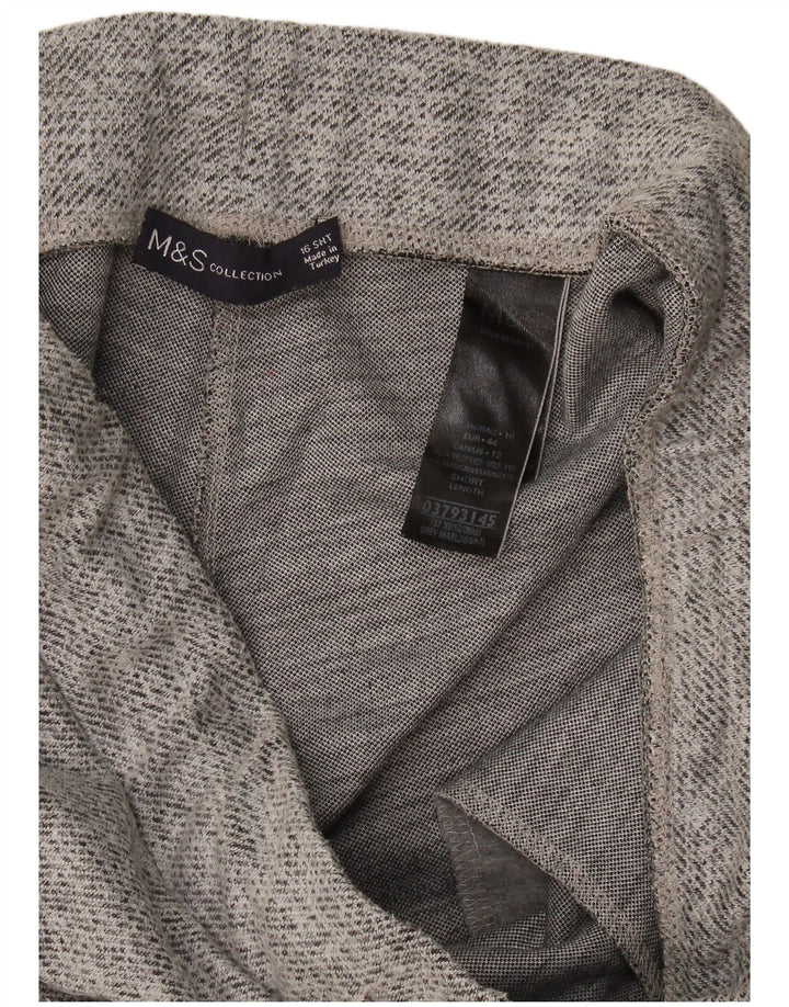 Marks & Spencer Træningsdragtsbukser til kvinder UK 16 Large Grey Flecked