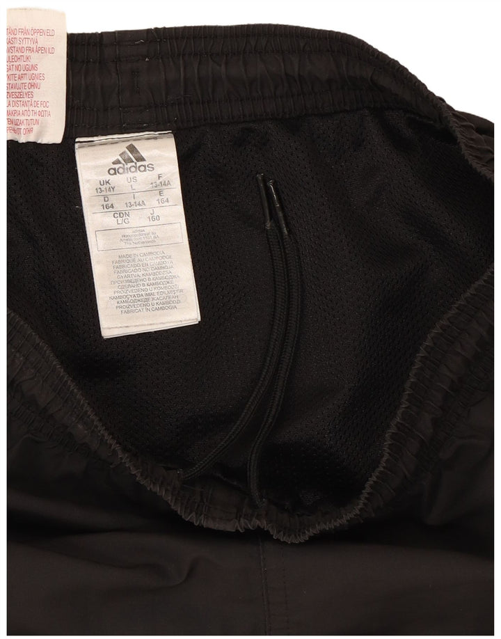 Adidas Boys Sports Shorts 13-14 år Sort polyester