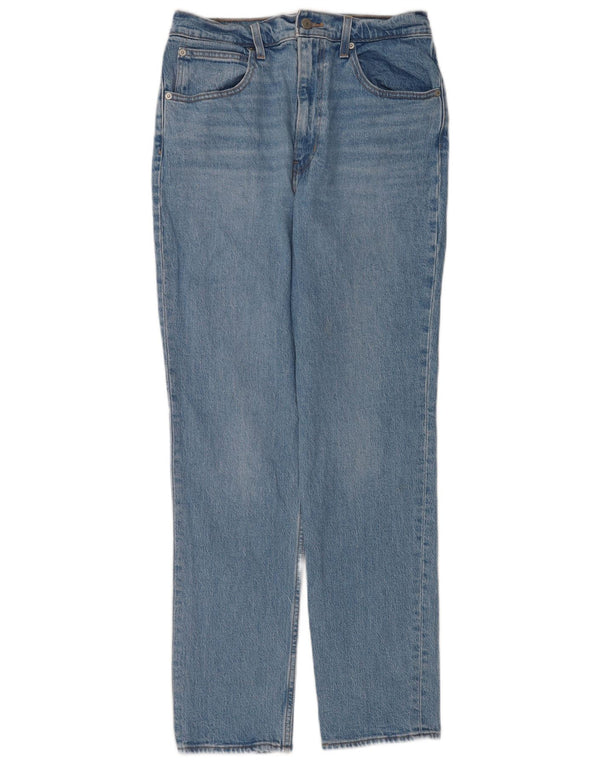 Levi's Kvinder Højtalje Slim Straight Jeans W30 L31 Blå Bomuld