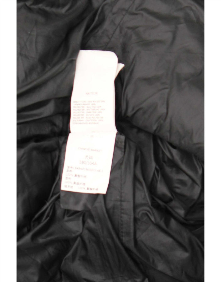 Intrend dobbeltradet polstret frakke til kvinder UK 16 Large Black Polyester