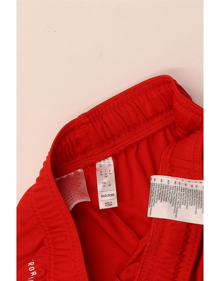 Adidas Boys Aeroready Sports Shorts 13-14 År Rød Polyester
