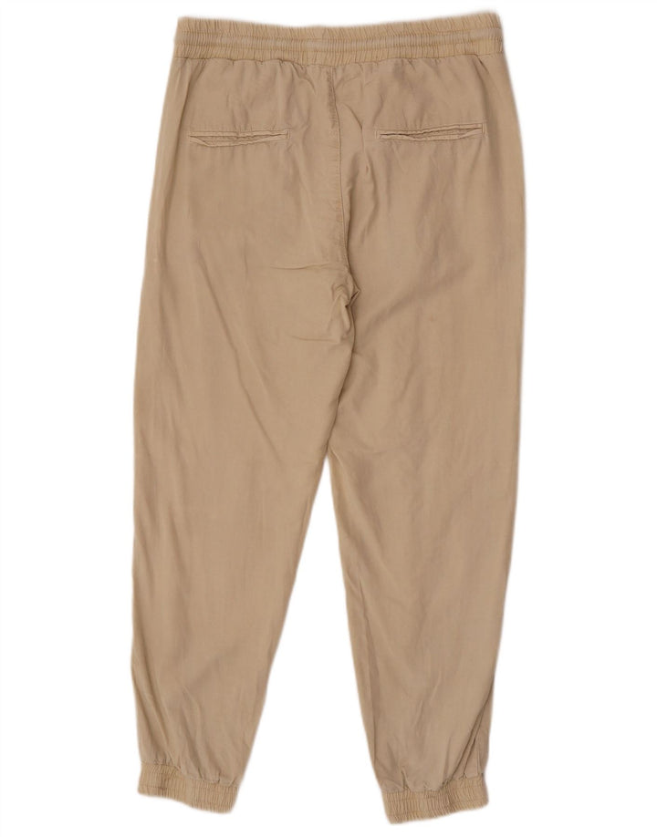 Zara Dame Joggers Casual Bukser Medium W28 L26 Beige Lyocell