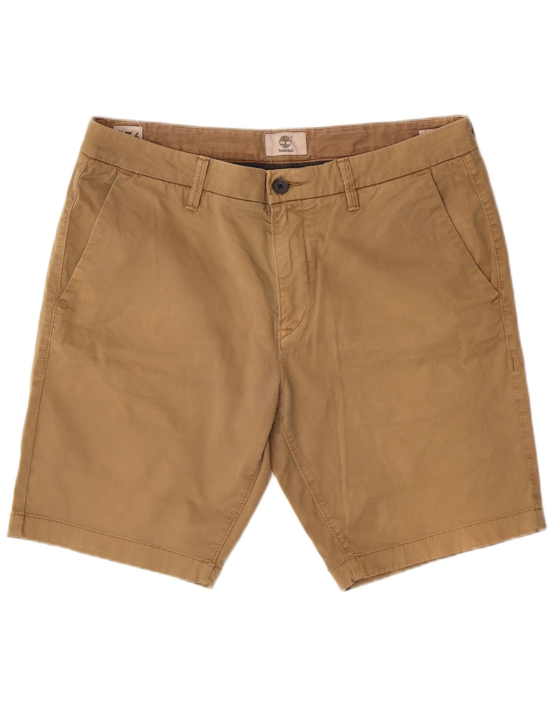 TIMBERLAND Chino Shorts til mænd W36 Stor Beige Bomuld
