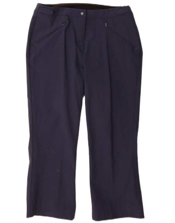 Rohan Dame Bootcut Casual Bukser UK 12 Medium W30 L26 Navy Blue