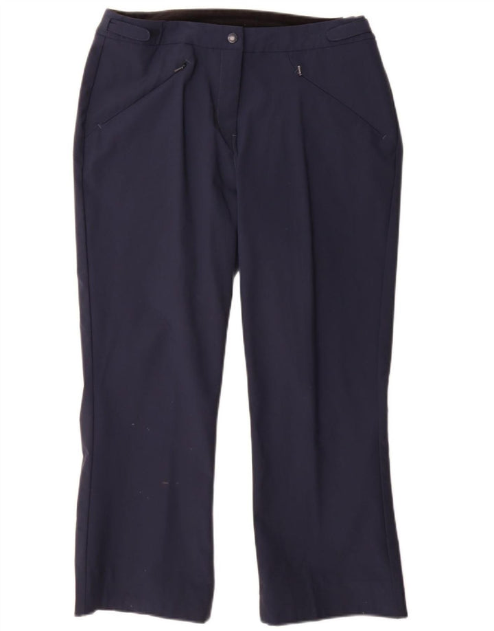 Rohan Dame Bootcut Casual Bukser UK 12 Medium W30 L26 Navy Blue