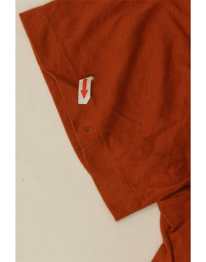 Nike Herre Texas Grafisk T-Shirt Top Stor Orange Bomuld