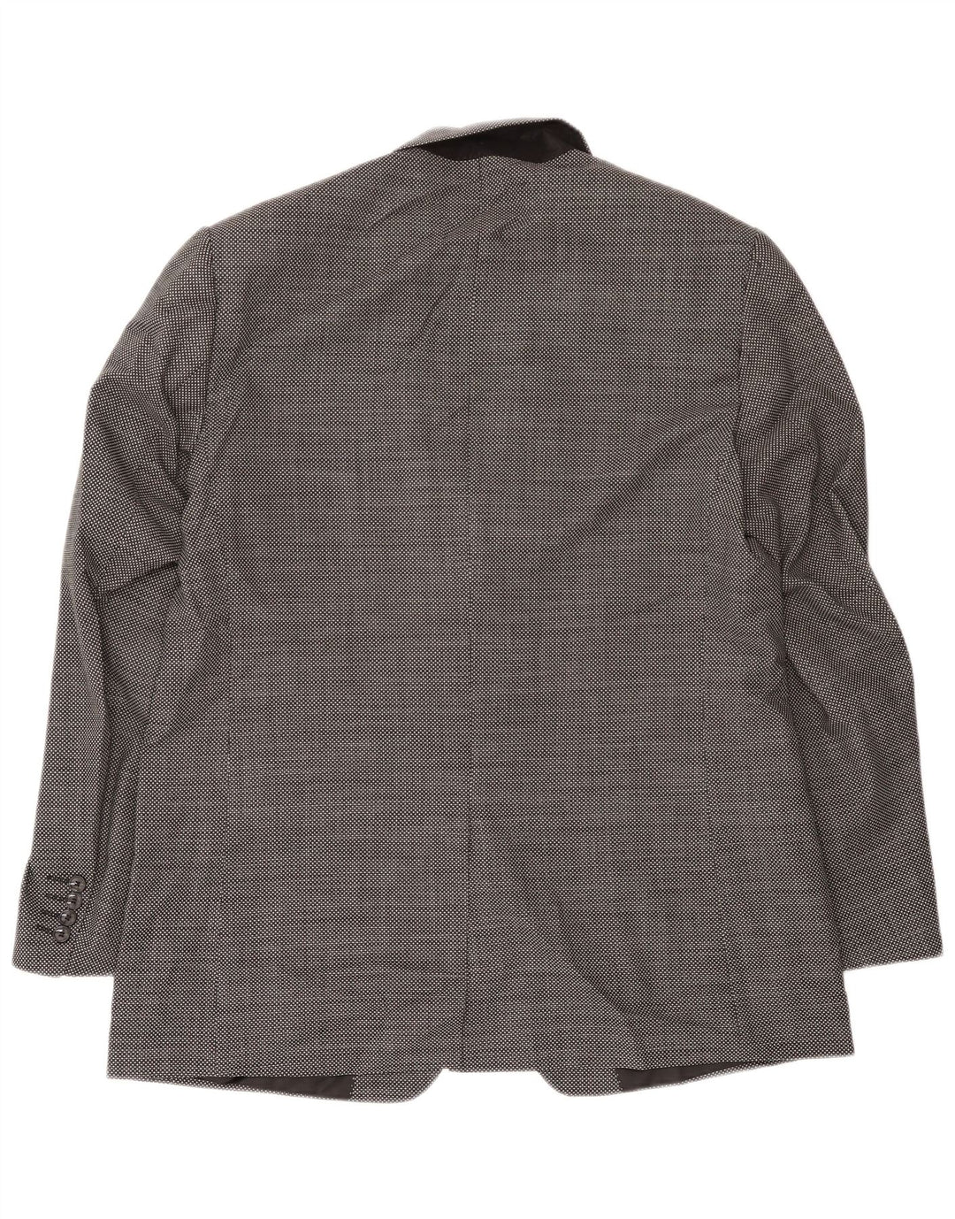 Marks & Spencer Herre 2-knaps blazerjakke UK 44 XL sort ternet uld