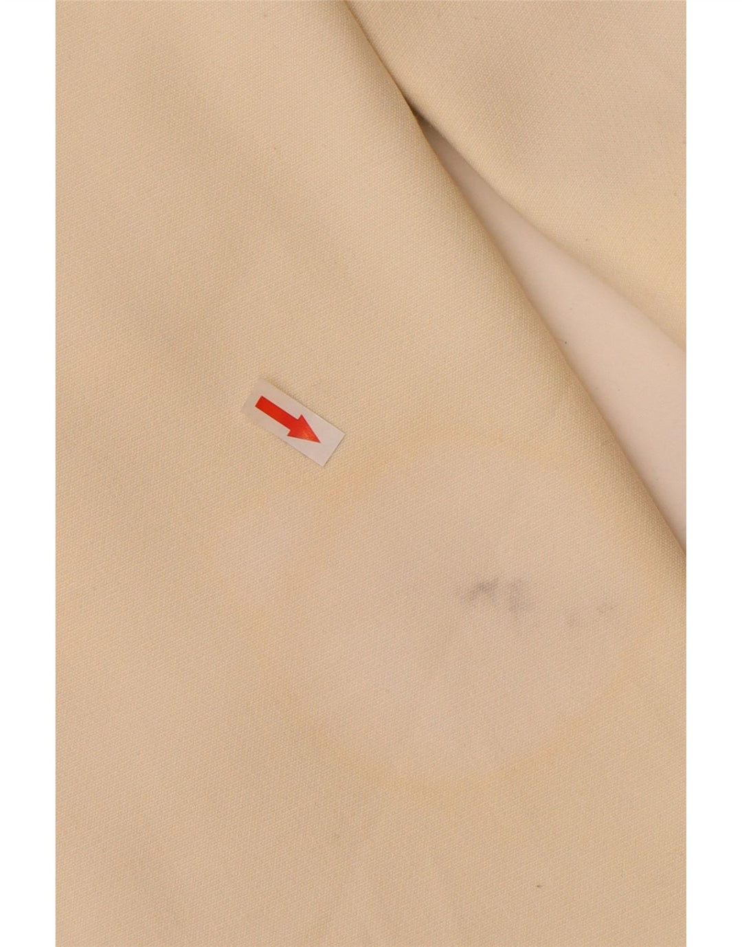 Zara Dame Overfrakke UK 16 Large Off White Polyester