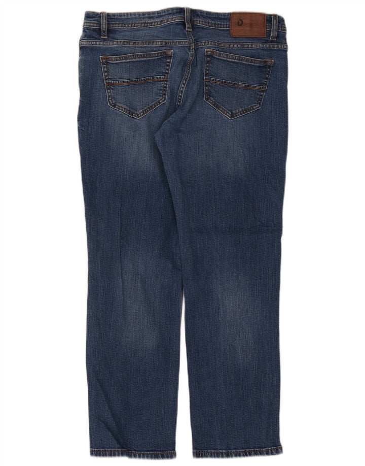 Dacks Herre Regular Fit Straight Jeans IT 50 Large W34 L28 Blå Bomuld