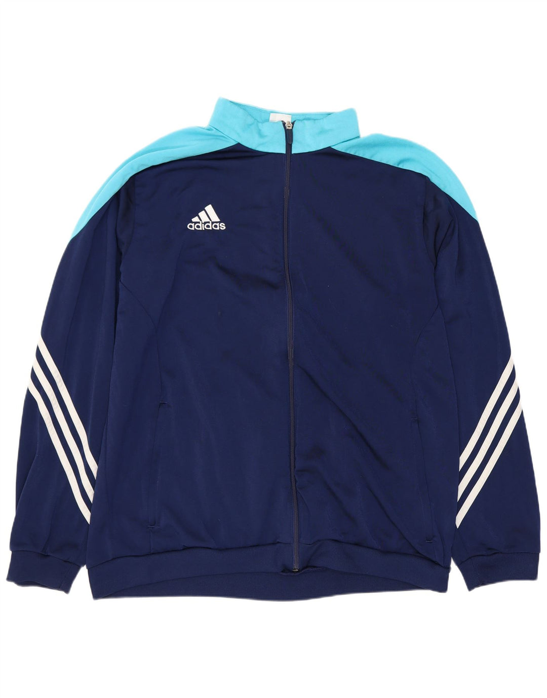 ADIDAS Hel træningsdragt til mænd XL Marineblå Colourblock Polyester