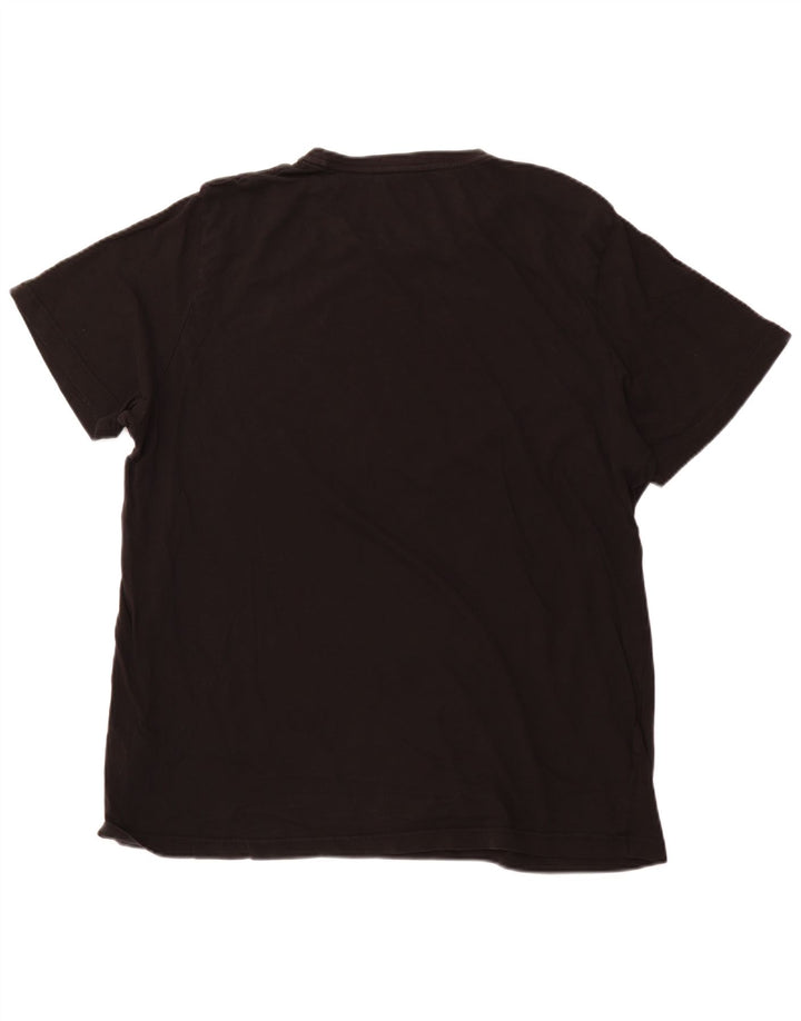 PUMA Mens Graphic T-Shirt Top 2XL Black Cotton