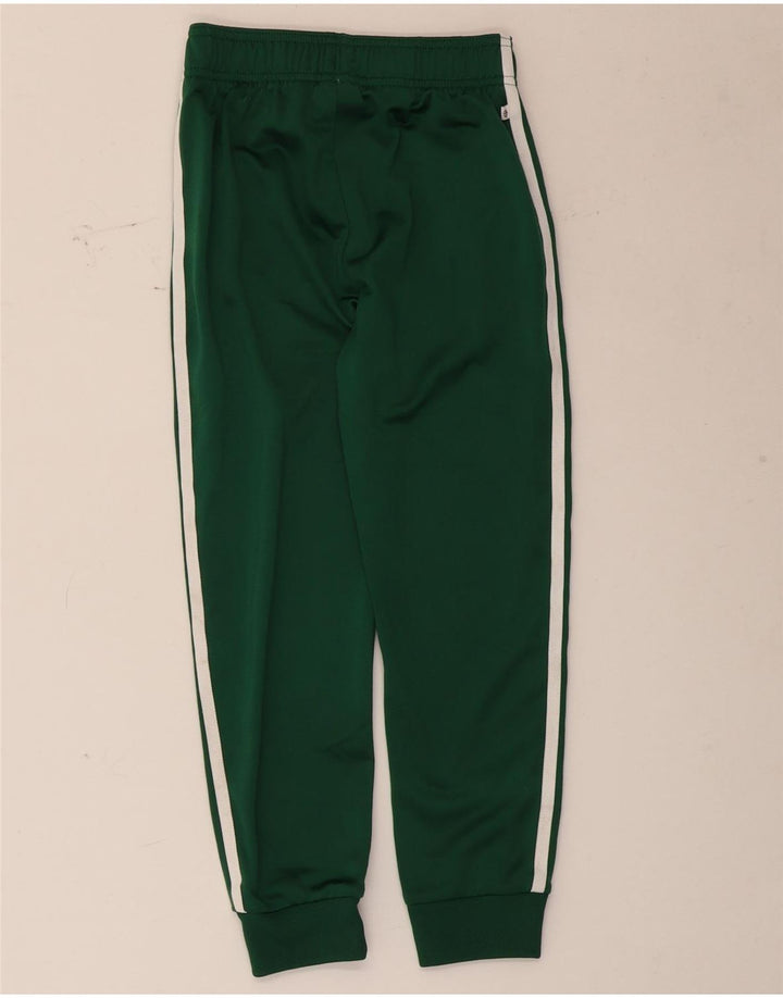 Adidas Drenge Træningsdragt Bukser Joggers 7-8 År Grøn Polyester