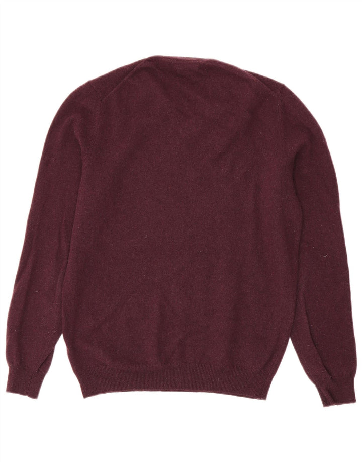 Massimo Dutti Herre V-hals sweater Medium Burgundy