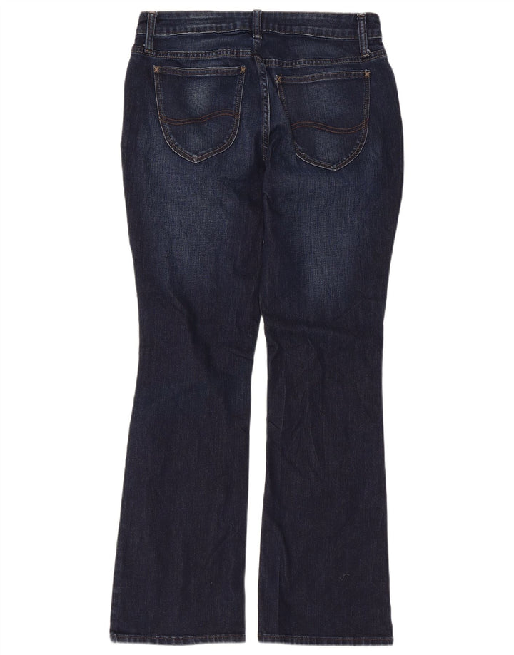 Lee Dame Mid Rise Bootcut Jeans US 8 Medium W30 L27 Marineblå Bomuld