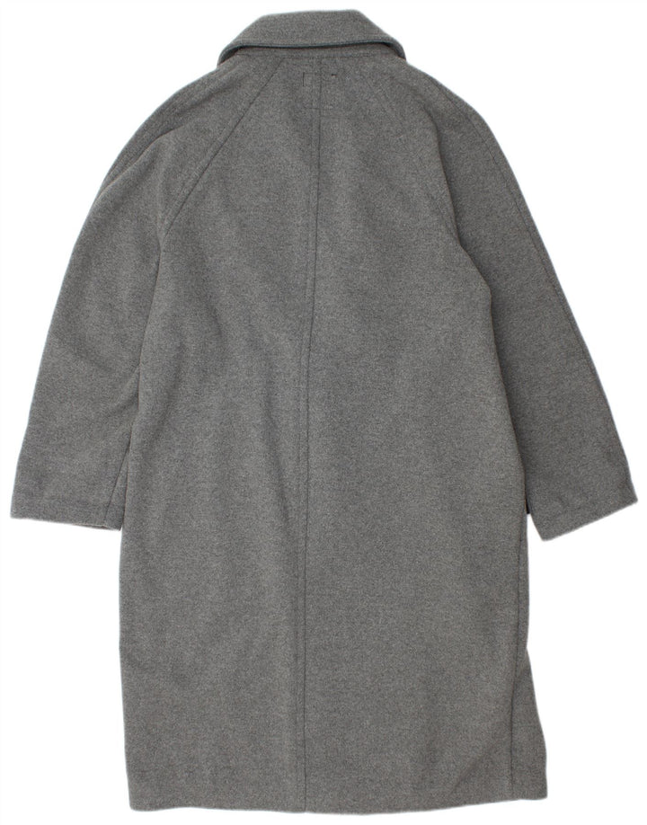Zara Dame Oversized Overfrakke UK 10 Lille Grå