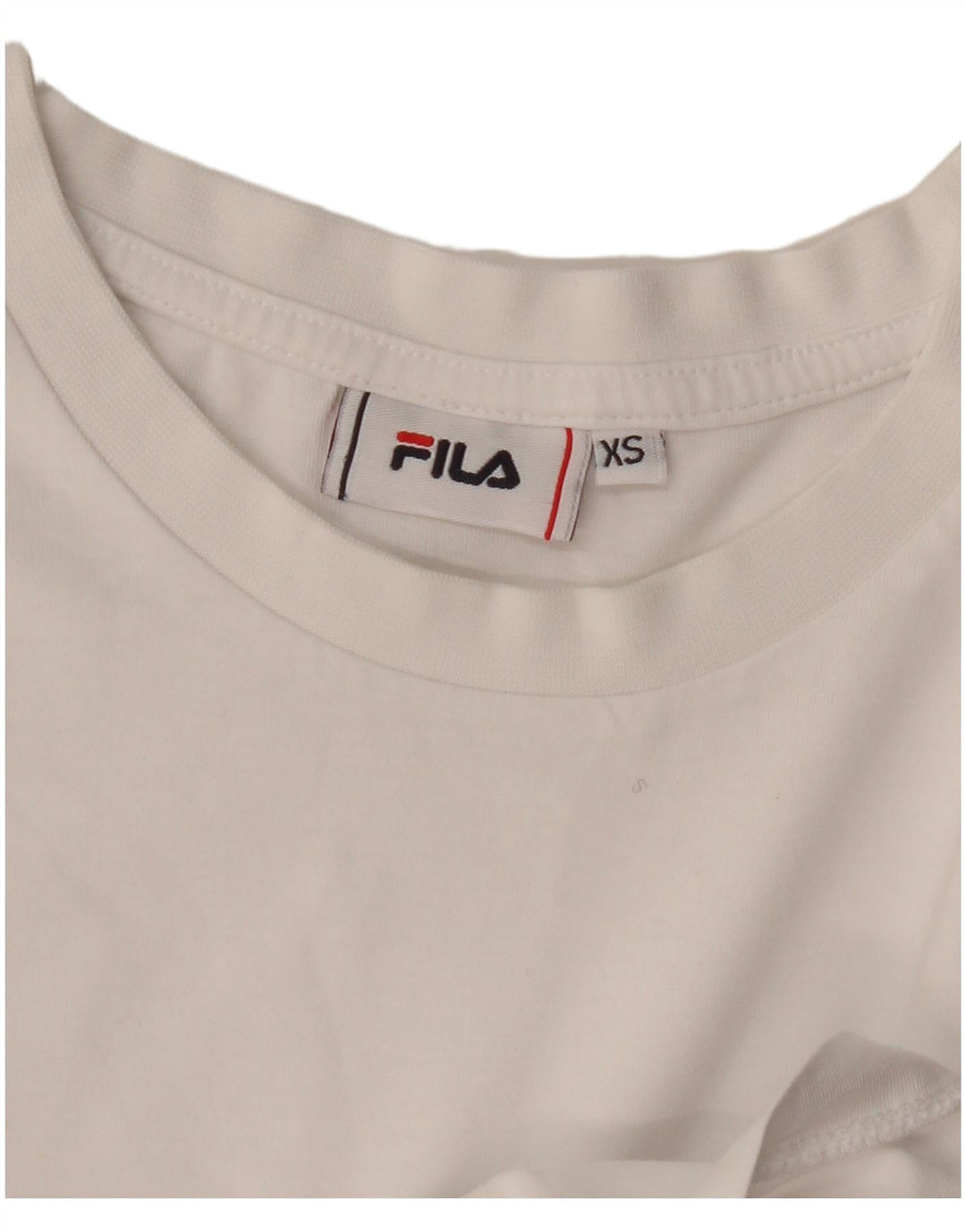 Fila Dame T-Shirt Top UK 6 XS Hvid