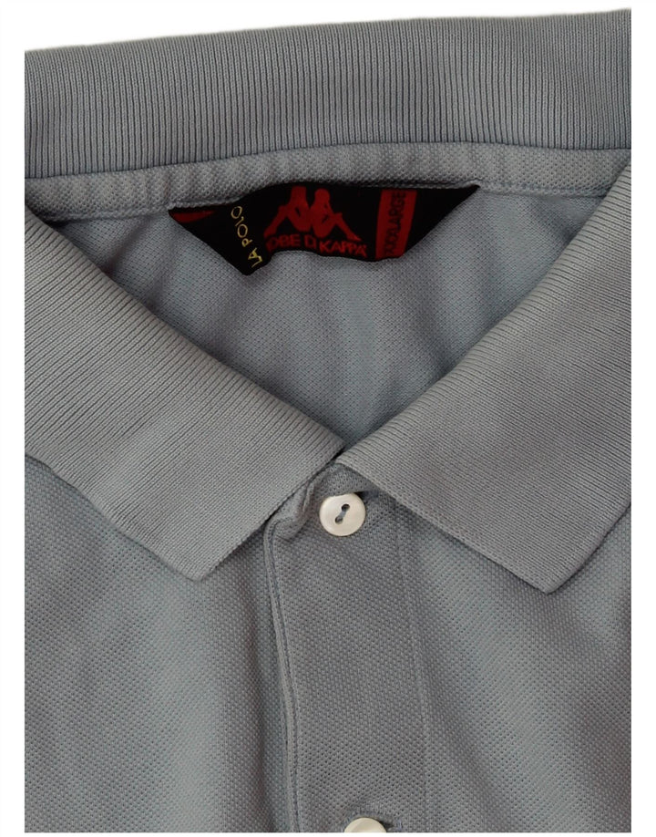 Kappa herre poloshirt 3XL blå bomuld