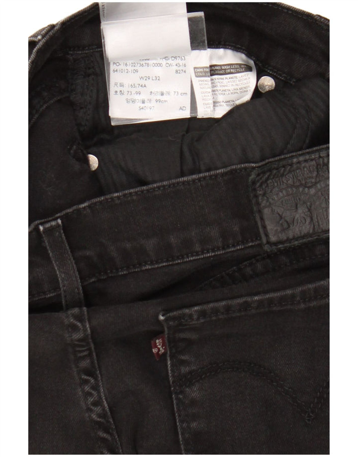 Levi's Dame Skinny Jeans W29 L27 Sort Bomuld