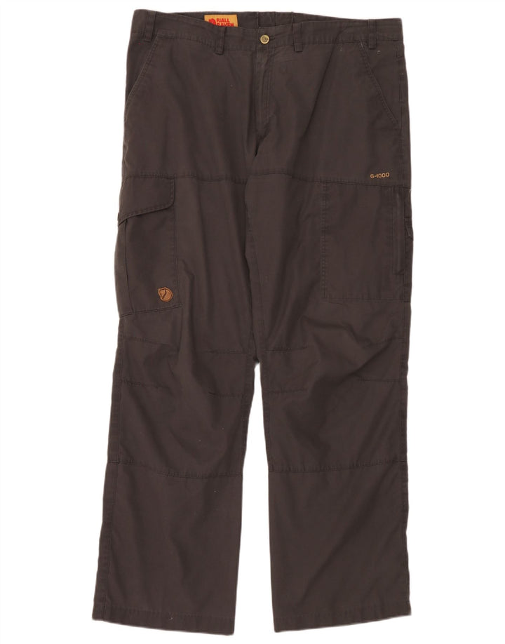 Fjall Raven Herre Straight Cargo Bukser W38 L32 Brun Polyester