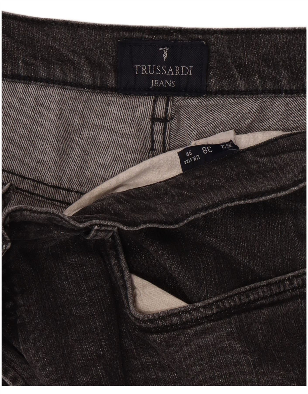 TRUSSARDI Straight jeans til mænd W36 L29 Grå
