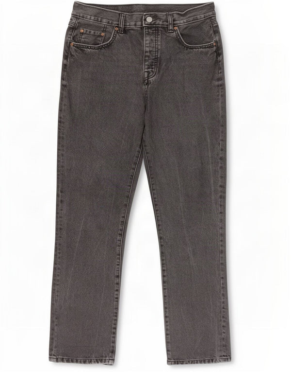 Zara Straight Jeans til mænd EU 42 Large W32 L30 Sort